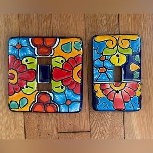❌❌sold❌❌New Mexican ceramic light switch covers